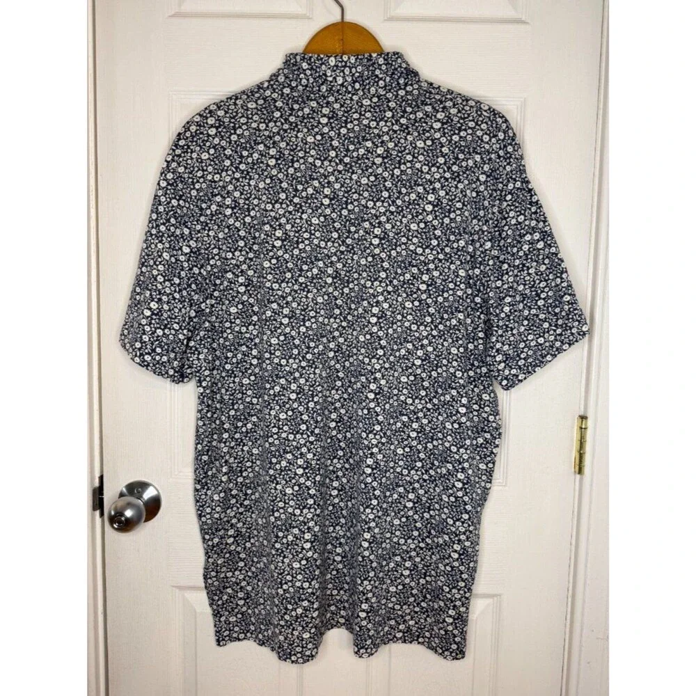 Vintage 2002 Polo Ralph Lauren Floral-Print Polo Shirt Size XL